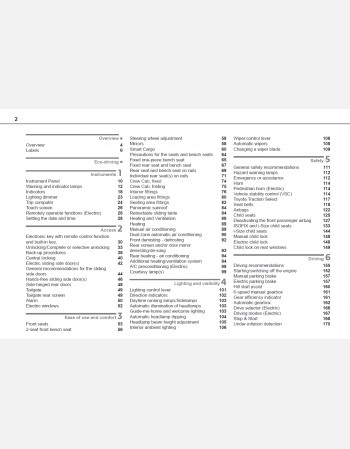 toyota proace 2021 owners manual